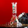 Reanice 유리 물 봉 물 담뱃대 스트레이트 맑은 금연 파이프 리그 Percolators 담배 Dab 네일 담뱃대 Shisha 액세서리 조인트 14.5mm