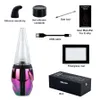 Glass vaporizer portable cigarette vaping hookahs colorful vapor for water bong pipe smoking bongs tobacco pipes oil rig