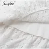 Décontracté blanc femmes été plage noeud papillon spaghetti broderie femme midi dos nu robe de vacances vestidos 210414