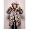 Fur Coat Men's Jacket Long Hair Medium Men 211207