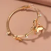 Stud Crystal Butterfly Odefinied Earring Set Trend Blandade cirkelörhängen för kvinnor Små piercing Boho -smycken