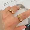 Cluster Rings 2021 Korean Female's Zircon Ring Simple MOM Adjustable Opening For Women Mother's Day Jewelry Gift