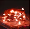 2021 AA Batterij Power Operated LED-verlichting String Copper Silver Wire Fairy Lights 50leds 5m Christmas Xmas Home Party Decoration Seed Lamp Outdoor