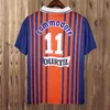 2000 2001 OKOCHA Мужские футбольные майки в стиле ретро RONALDINHO IBRAGIMOVIC LEROY Home Blue Away Белая футбольная рубашка Униформа