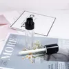8ml 빈 명확한 입술 광택 튜브 유약 브러시 지팡이 메이크업 재충전 가능한 DIY 컨테이너 화장품 립스틱 루프 스토퍼와 비난 투명한 병