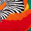 2021 90cm New Hand-curled Silk Scarf Women Twill Square Colorful Wings Pegasus Print Shawl Headscarf Handkerchief207B