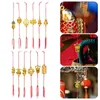 Pendant Necklaces 12pcs Creative Year Hanging Decors Chinese Style Spring Festival Pendants