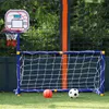 Sporty na świeżym powietrzu Kids Football Goal Boys Soccer Toy Mini Koszykówka Dzieci Koszykówka Hoop Training Practice Zabawki