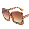 Sunglasses Square Women 2022 Vintage Brand Oversize TF Womens Sun Glasses Black Gradient Female Men.s Oculos UV400