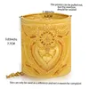 Luxurio Noiva 24k cor de ouro dubai pulseiras para mulheres africanas pulseiras etíopes de casamento jóias presentes 210918