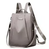 2021 женский рюкзак повседневная нейлоновая сплошная цветная школьная сумка мода съемный брелок на плечо сумка