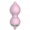 Nxy ovos kegel simulador vagina músculo encolhimento bolas chinesas brinquedos sexuais para mulheres vibrar massagem bola vaginal haltere controle remoto dumbbell 1203