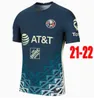 حجم S-3XL 2021 2022 Club America Soccer Jerseys F. Vinas Henry Liga MX 20 21 رودريغيز أميريكا الثالث جيرسي حارس مرمى Giovani الرجال + أطفال كيت كرة القدم