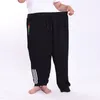 Kolorowe Zipper Baggy Mężczyźni Spodnie Super Luźne Elastyczne Spodnie Harem Bawełniane spodnie dresowe Dorywczo Spodnie Duży Big Plus Size 9XL 10XL 210715