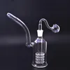 Toptan Cam Beher Bongs Kalın Cam Geri Dönüşümen Bong Sigara Su Boruları 8 Inç Petek Dab Rigs Bongs ile 14mm Cam Yağ Burner Boru