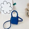 PU cuir enfants petits sacs à bandoulière carré couleur unie bébé filles rabat sac à bandoulière enfants léopard Mini porte-monnaie sacs à main