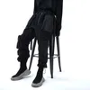 Leerling Reizen Functionele Broek Voorkant Meerdere 3D Pockets Techwear Ninjawear Punk Goth Aesthetic X0723