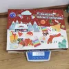 Fidget Toys 24 Giorni Calendario dell'Avvento Confezione Kit di giocattoli antistress Antistress sensoriale Natale Scatola cieca Regalo di Natale per bambini 5 Stili