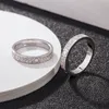 2024 anello d'amore coppia di donne Vite di diamante regali di gioielli in acciaio inossidabile con zirconi per donna Accessori all'ingrosso Migliore qualità