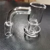 Smoking Vacuum banger with terp pearl glass carb cap ball Smok Accessories Beveled Edge Domeless Bucket 14mm Male Female for bong