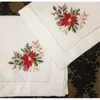 Ensemble de 12 serviettes de table de table de mode de mode 20x20 pouces brodées de serviettes de thé vintage à floral pour les occasions spéciales205k