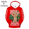3D Weihnachten Männer und Frauen Hoodies Kinder Casual Herbst und Winter Pullover Kinder Cartoon Mode Sweatshirt 220114