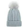 Beanieskull Caps 2022 Womens Satin Fodrade Knit Beanie Hat Akryl Varma vinterhattar för kvinnor Män Silkfoder mjukt slouchy mode 1210228