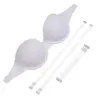 YBCG Push-Up Bra Strapless Transparenta band Underkläder Justerad Convertible Strap Solid Samla underkläder A B C D CUP 210623