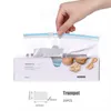 Storage Bags Food Fresh Zipper Type Sliding Lock Bag Leakproof Refrigerator Saran Wrap Transparent Pocket For Kitchen Accessories