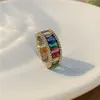 Mode Luxus Zirkonia Verlobungsringe für Frauen Kristall Ehering Party Schmuck Geschenk