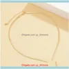 Collane Pendenti Jewelrypunk Flat Blade Serpente Catena Girocollo Collana Donna Clavicola Metallo Simplecollier Femme Collares Dainty Jewelry Cho