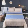 Sheet Comfortable Textile Bedding Trendy Household Mattress Dust Cover Bedspread Bedroom Bed Sheets With Pillowcase F017 210420