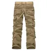 Pantalon cargo militaire de mode hommes lâche baggy pantalon tactique extérieur décontracté coton multi poches grande taille 210715