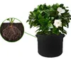 Garden växt växa väska med handtag växande krukor trädgårdsredskap 5 gallon svart förtjockad non-woven tyg potatis grönsak blomma plantering kruka