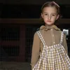 Enkelibb, сделанный из хлопка и льняного качества детские девочки для девочек летние платье без рукавов дизайн бренд Soor Ploom детская одежда красивая Q0716