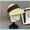 Hats Caps Hats, Scarves & Gloves Fashion Aessories Summer Brand Designer F Letters Print Visors St Hat High Quality Charm Women Outdoor Casu