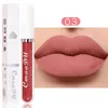 CMAADU 18 Colours Matte Lip Gloss Liquid Lipstick Waterproof Długotrwały seksowny seksowny nagi makijaż Piękno Czerwony Lipgloss7448166