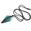 Fashion Arrow Necklace, Ancient Wood Resin Combined with Strength Energy Jewelry, Luminous Pendant Gift A203051