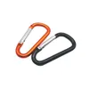 6 D-type wire diameter Hooks 4.2mm 5.2mm aluminum alloy mountaineering buckle water bottle speaker charging treasure backpack webbing quick hanging GF753