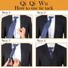 Luxo Tack Pin Square Czech Cristal Mens Camisa Clipes Pins Lock Botão Com Chain Men Tie Fivela de Fivela Gifs De Casamento