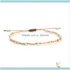 Fili Jewelrygo2Boho Bracciale con perle d'acqua dolce Gioielli Summer Beach Perle Piccoli Miyuki Perline Bracciali per le donne Vacanze Piccoli Pulseras Be