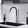 Keukenkranen Shuielin Sink Faucet Vervanging onderdelen Badkamer Trek naar beneden Spuitkop Watermondstuk Chroom Gepolijst