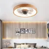 Ceiling Fans Nordic Modern Fan With Lights Remote Control Light Luxury Lamp Bedroom Ventilador De Techo Room Decor BC50DD