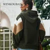 2021, sudaderas con capucha para Mujer, sudadera de invierno de felpa con capucha de gran tamaño, chaqueta de piel con cremallera para Mujer, abrigo de invierno cálido para Mujer, Poleron Mujer Y0820