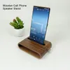 Supporto universale per telefono in legno Decorazione desktop Supporto durevole e portatile per iPhone 11 Huawei Samsung