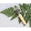 2 stks Japanse Ikebana Kenzan Pin Schoonmaken Hark Tool Vuilnisreiniging Bloemstuk Actueel Brusher 210811