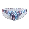 Underpants Enhance Penis Pouch Panties Men Underwear Printed U-Convex Mesh Breathable Moisture-Wicking Briefs Bikini261J