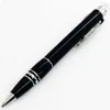 Crystal on top black and silver Circle Cove rollerball pen office M B pens with series number4035198