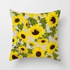 3D Sunflower Cushion Covers Decorative Pillows Cover Hand Painted Flower Throw Pillow Case Sofa Seat Home Decor A05