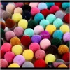 Pendants Jewelry1000PCS Polyester DIY Material Costume Aessories Plush for Kids Art Pendant Strendants Drop Dropence 2021 B1RB2